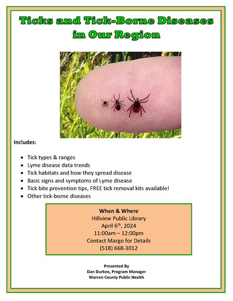 Warren County Public Health to hand out free tick removal kits